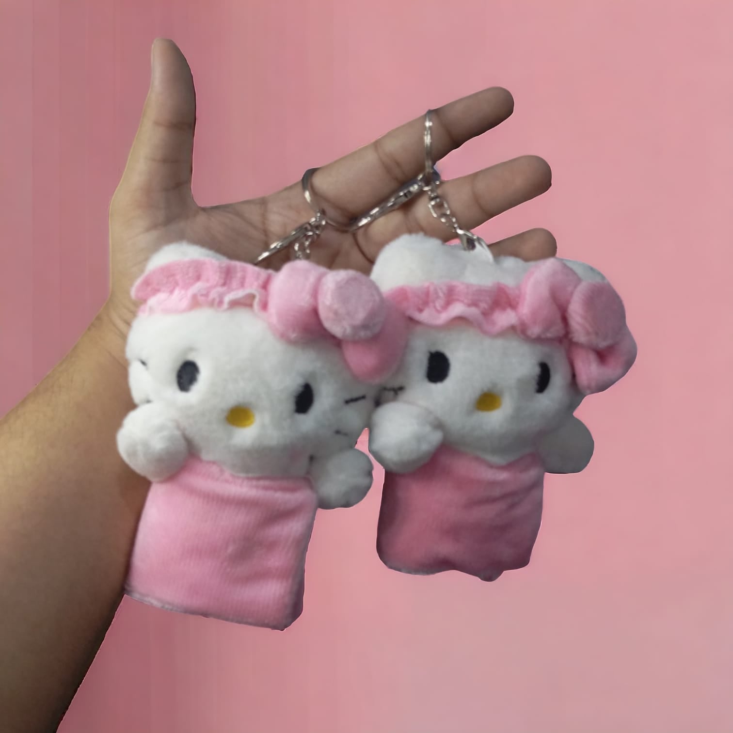 Headband Hello Kitty Plush Keychain