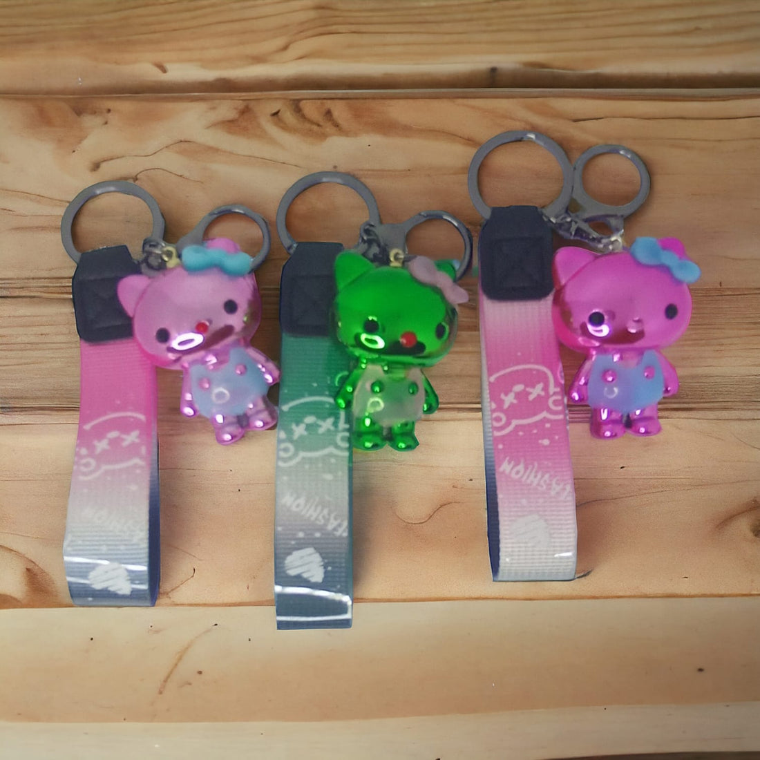 Gradient Hello Kitty 3D Keychain