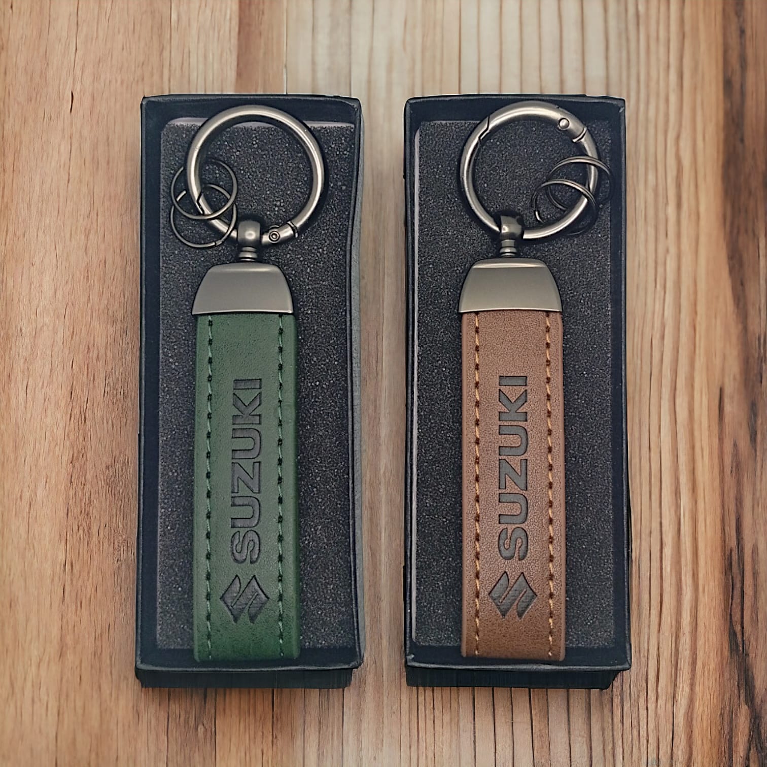 Car and Bike Brand Leather Keychain