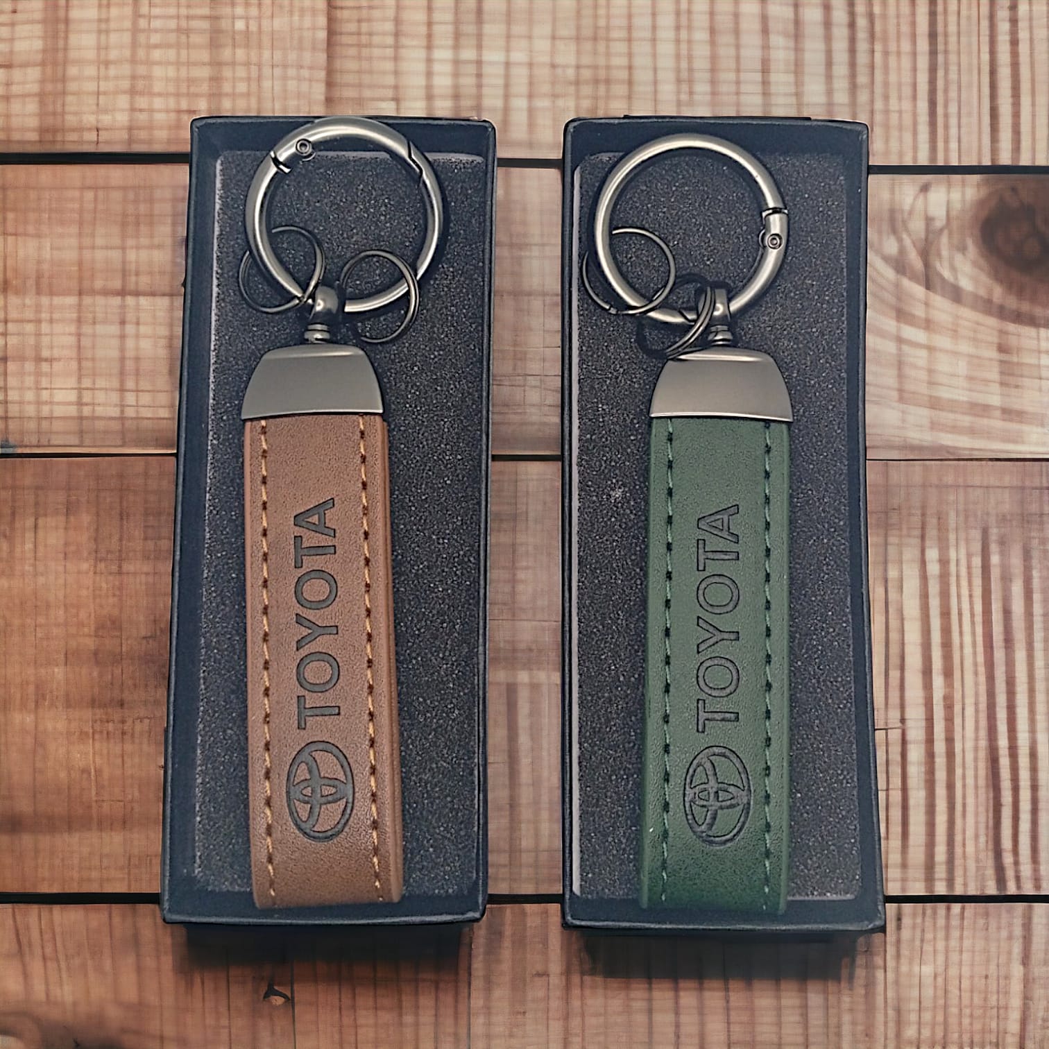 Car and Bike Brand Leather Keychain