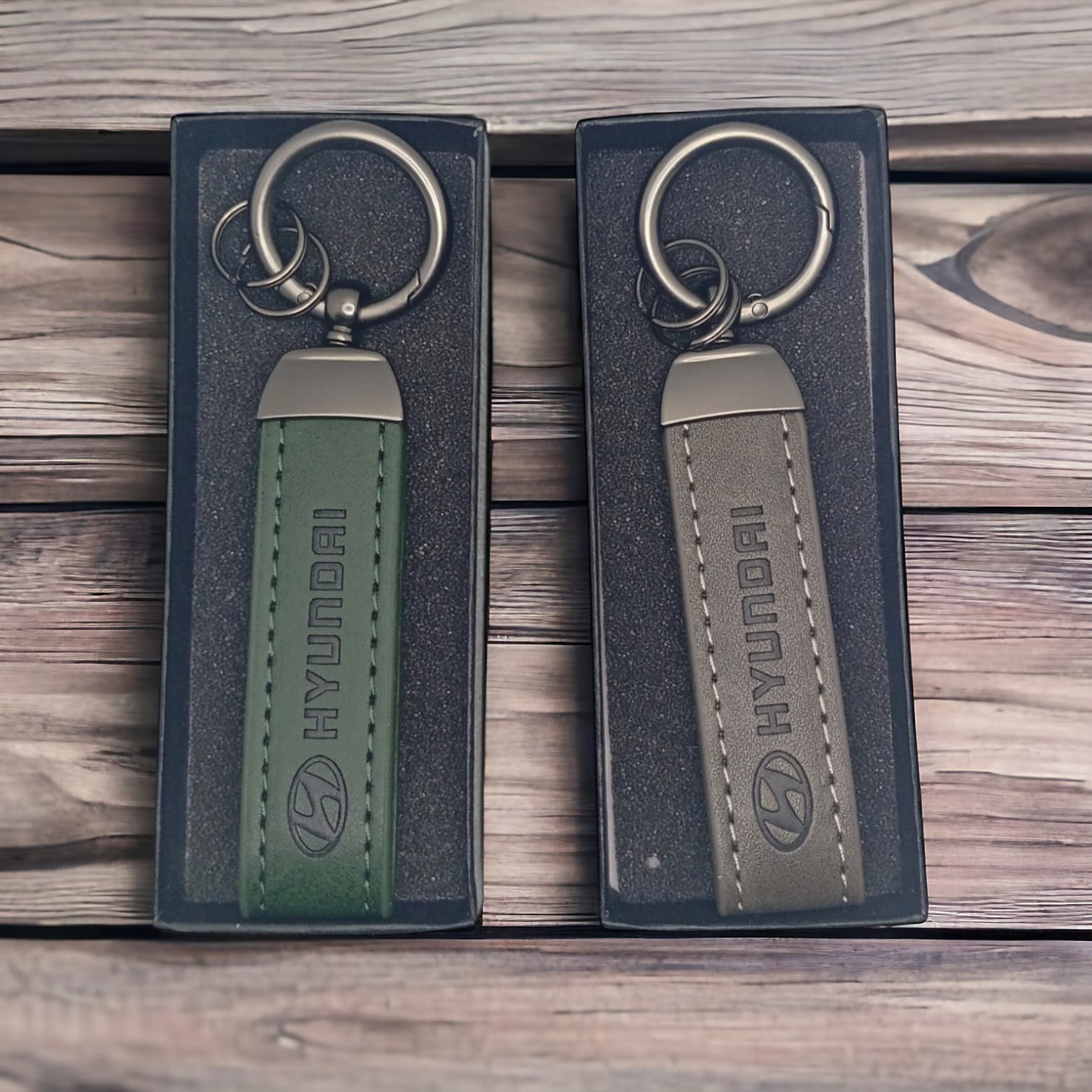 Car and Bike Brand Leather Keychain