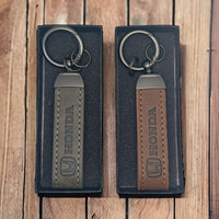 Car and Bike Brand Leather Keychain