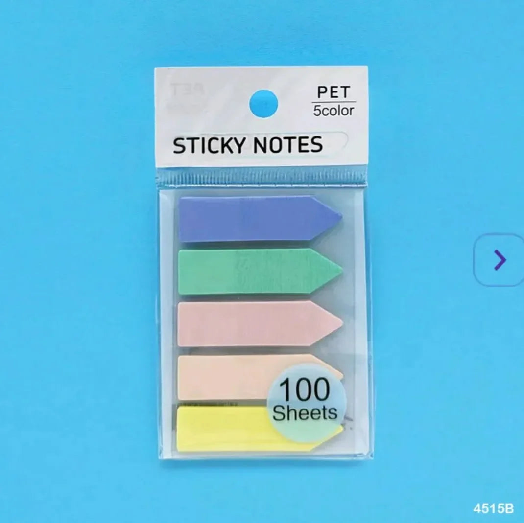 Arrow Aura Sticky Notes Set (100 Sheets)