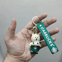 Starbucks Bear 3D Keychain