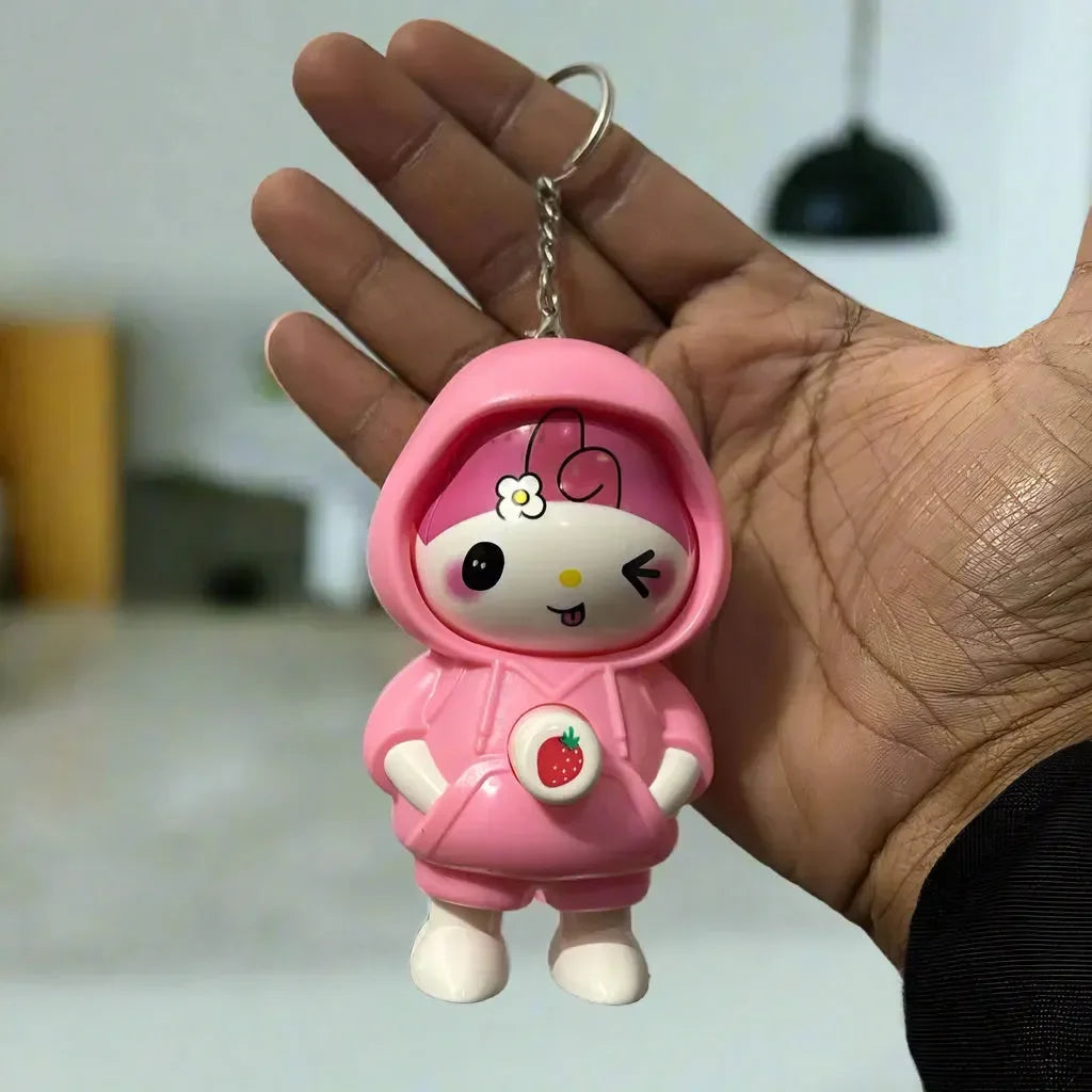 Kuromi & My Melody Mood Swings Keychain