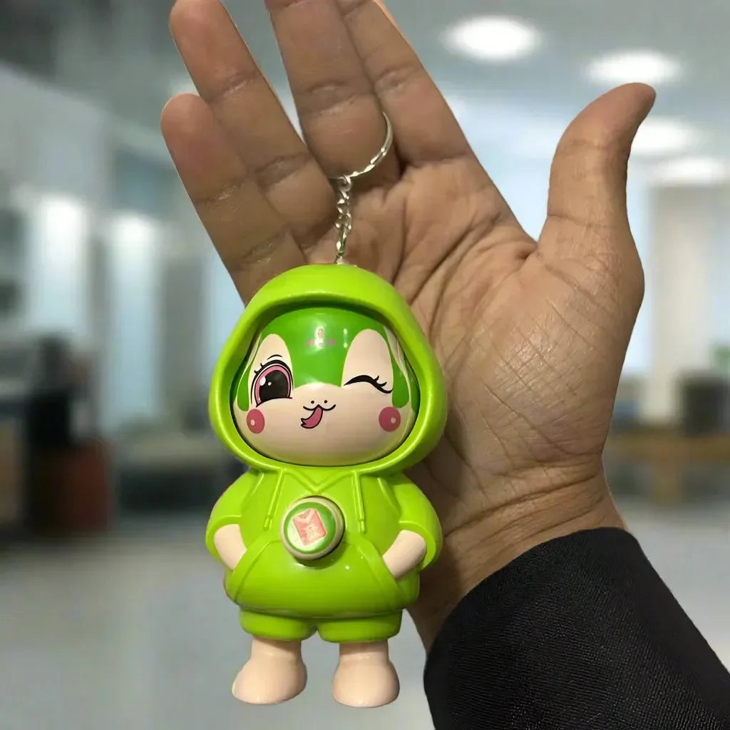 Hooded Snake Face-Changing Keychain