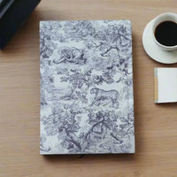 D Luxe Toile Elegance White A5 Notebook