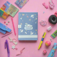 Kawaii Clasp Sanliou A5 Lock Diary
