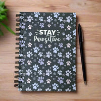Stay Pawsitive A5 Notebook