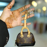 Luxe Legacy Monogram Bag Keychain