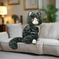 Peluches chat à rayures Purrfect (50 cm) 