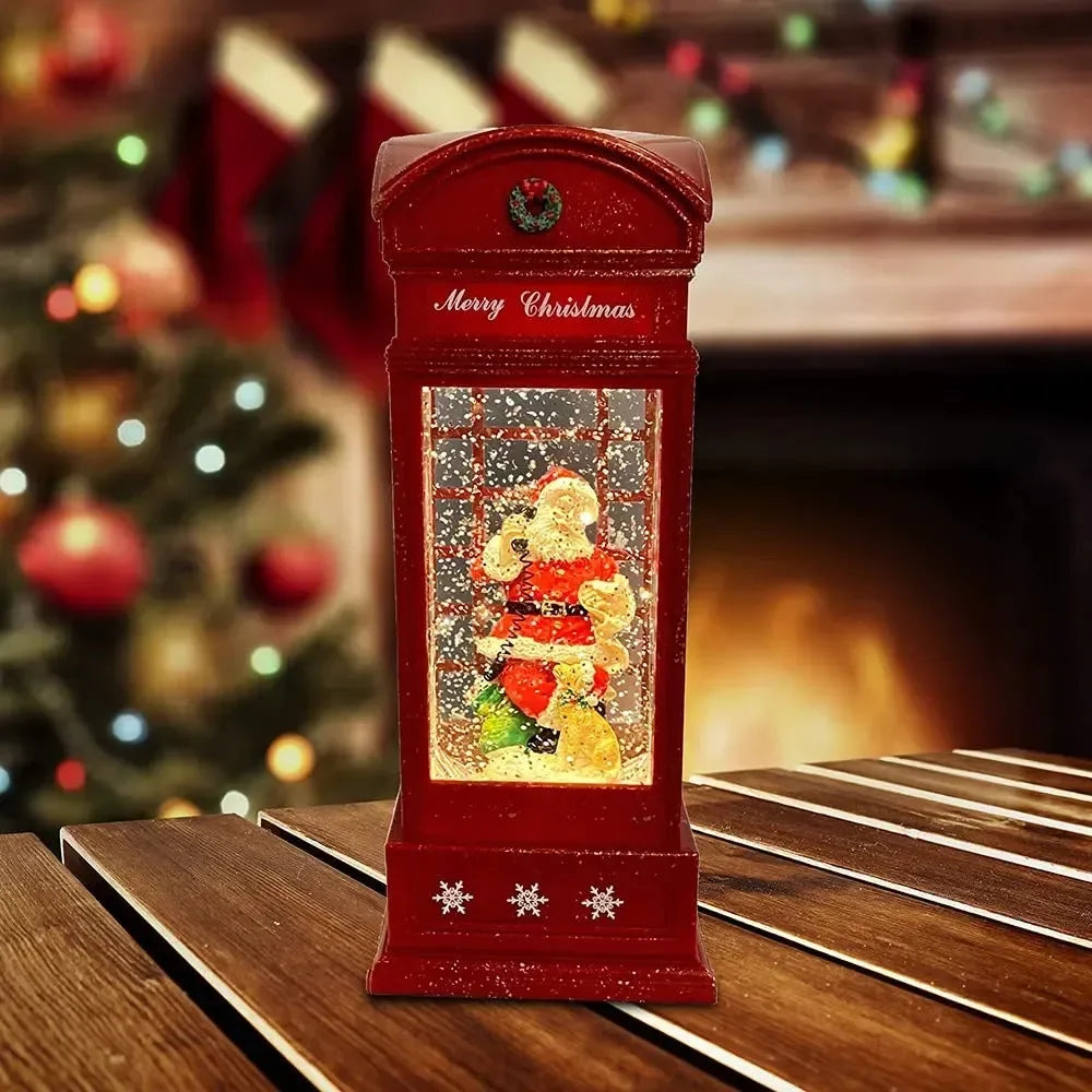 Music and Light Santa Phone Booth