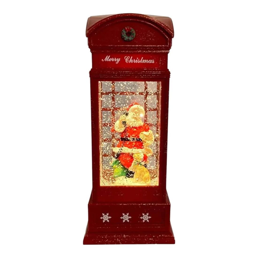 Music and Light Santa Phone Booth