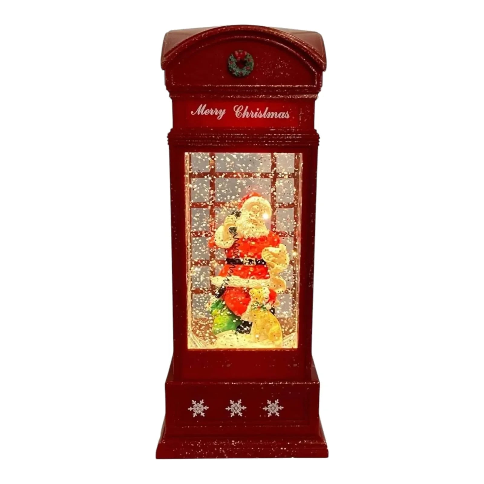 Music and Light Santa Phone Booth
