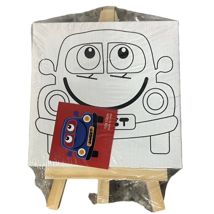 Blank Artistic Pre-Drawn Canvas Set (6x6)