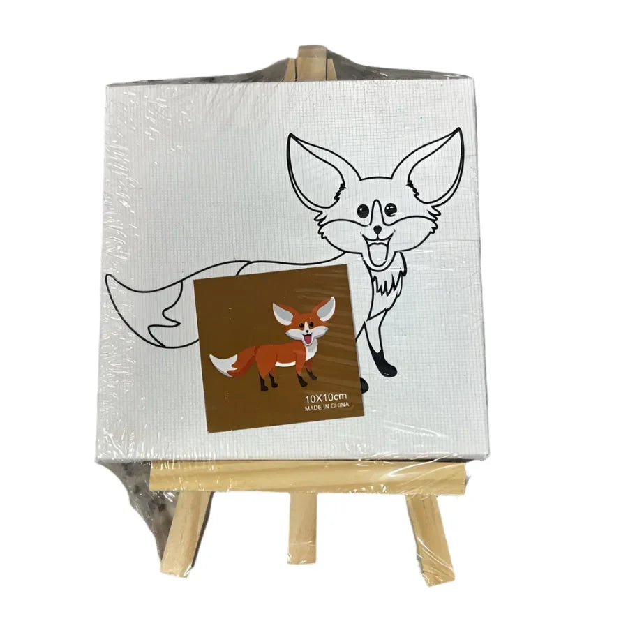 Blank Artistic Pre-Drawn Canvas Set (6x6)