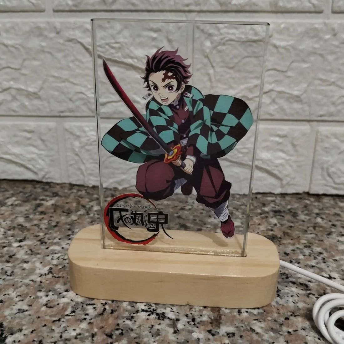 Lampes LED en bois Anime Aura 