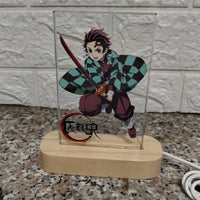 Anime Aura Wooden LED Lamps