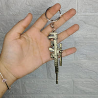 MP39 PUBG Battleground Metal Gun Keychain