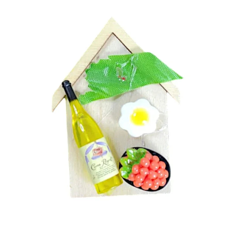 Wine Dine Fruitful Living Fridge Magnet