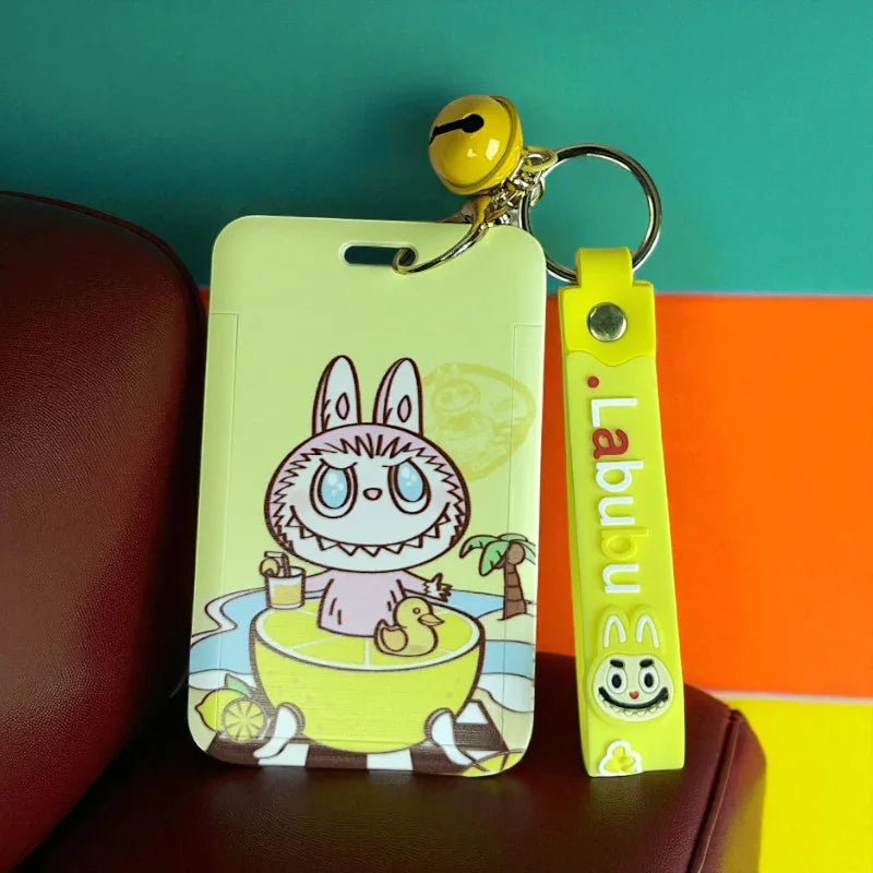 Labubu Pocket Pal ID Card Keychain