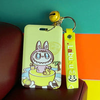 Labubu Pocket Pal ID Card Keychain