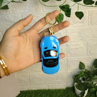 Track Torque PullBack Car Keychain