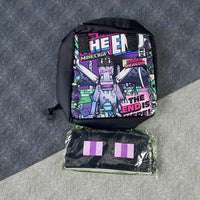 Minecraft Ender Dragon 3-Piece Backpack Set