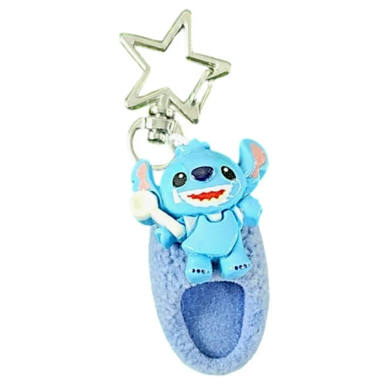 Stitch Mini Sandals Charm Keychain