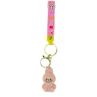 Labuboo Velvet Smile Flocked Keychain