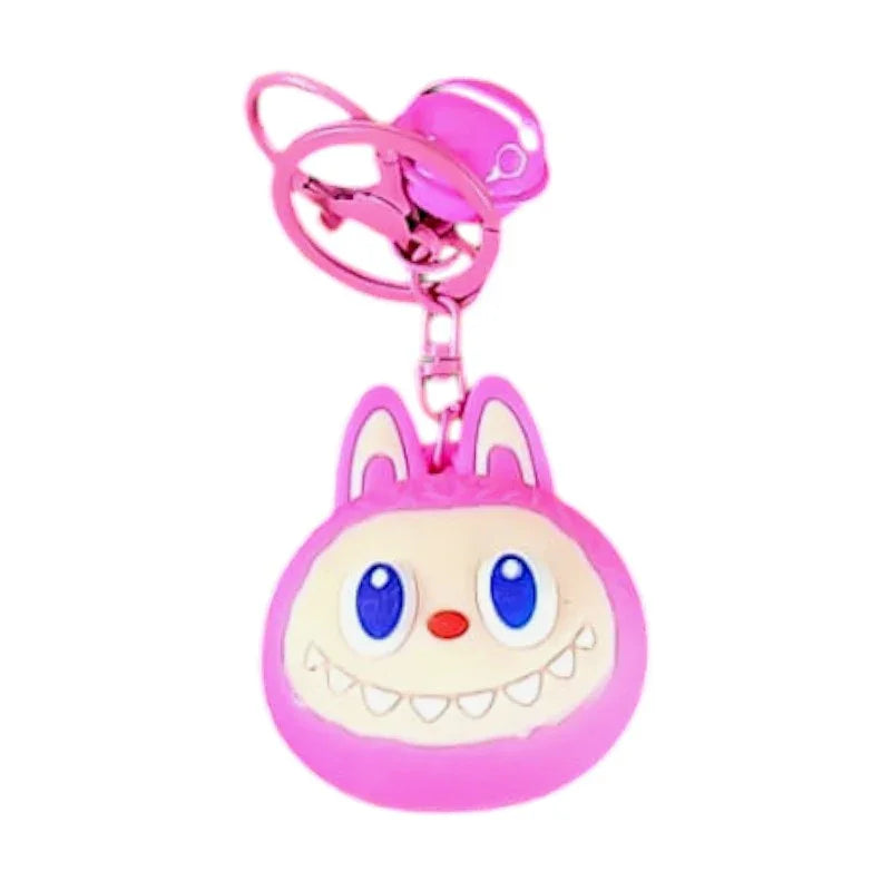 Labubu Gazy Head Silicone Keychain