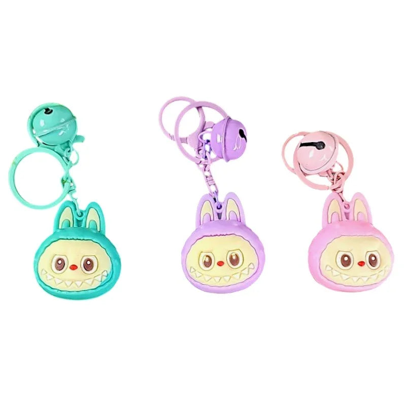 Labubu Gazy Head Silicone Keychain