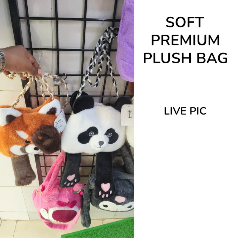 Magnetic Peek-A-Boo Panda Bag