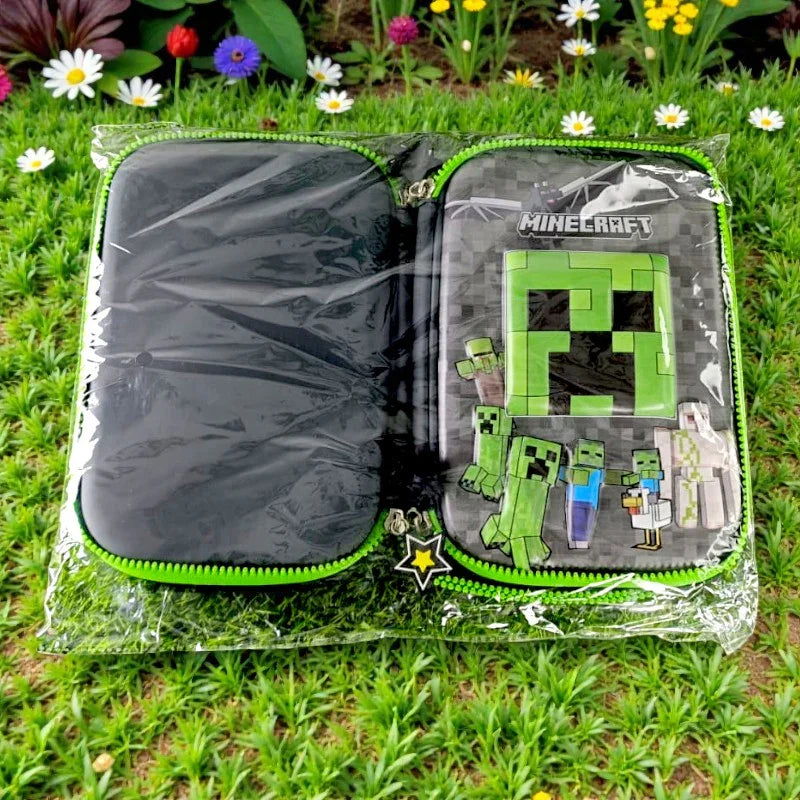 Minecraft Double Zip EVA Pencil Case