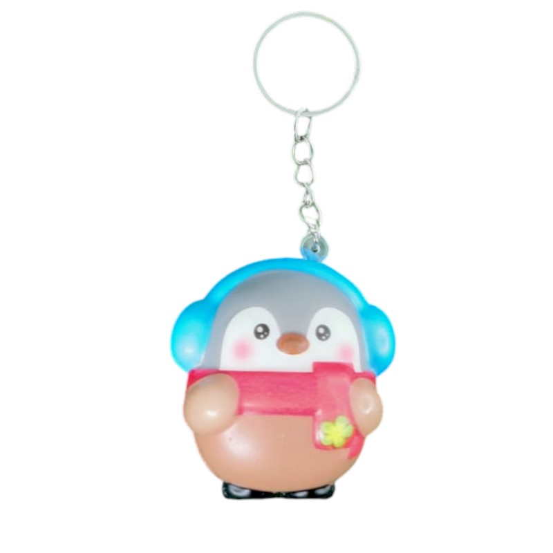 Mini Cosplay Penguin Squishy Keychain