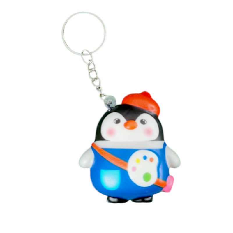 Mini Cosplay Penguin Squishy Keychain