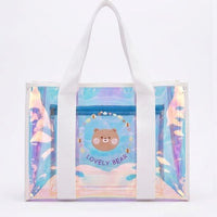 Lovely Bear Holographic Tote Bag