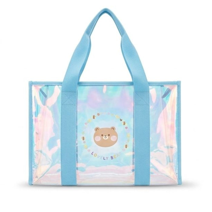 Lovely Bear Holographic Tote Bag