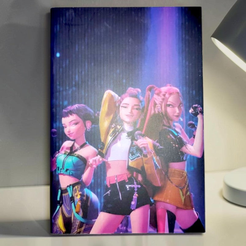 K-Pop Huntrix Neon Strike Notebook