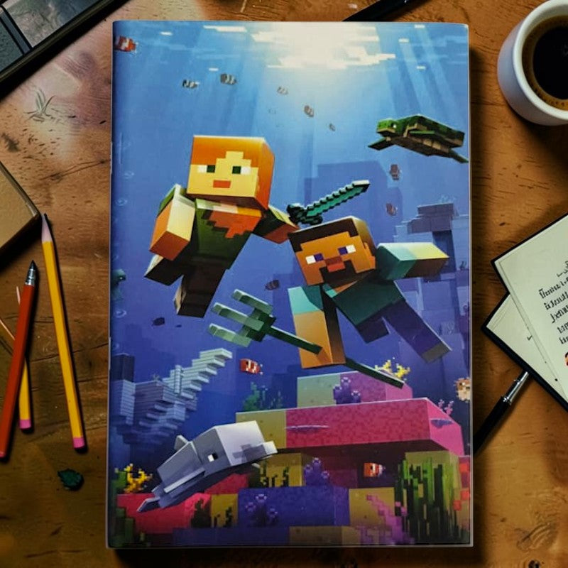 Minecraft World Builder A5 Notebook