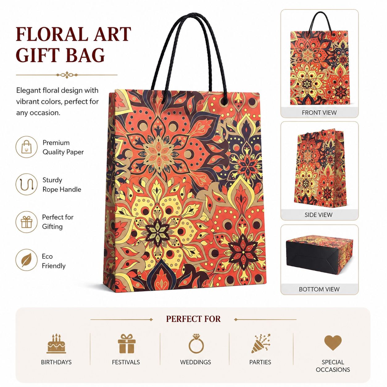 Vibe Check Aesthetic Printed Gift Bag Collection