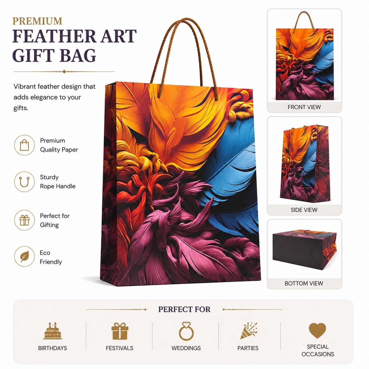 Vibe Check Aesthetic Printed Gift Bag Collection