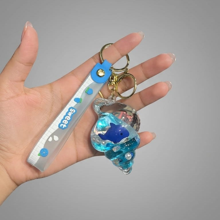 Ocean Bloom Mystery Charm Keychain