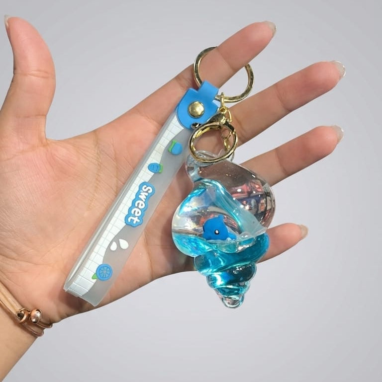 Ocean Bloom Mystery Charm Keychain