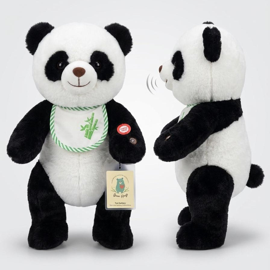 Panda Jiggle Push Musical Backpack