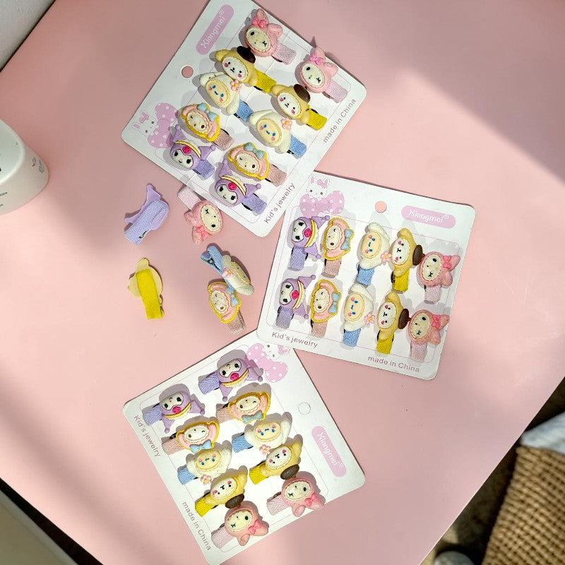 Sanrio Sweetness Pastel Hair Clips (Set of 10)