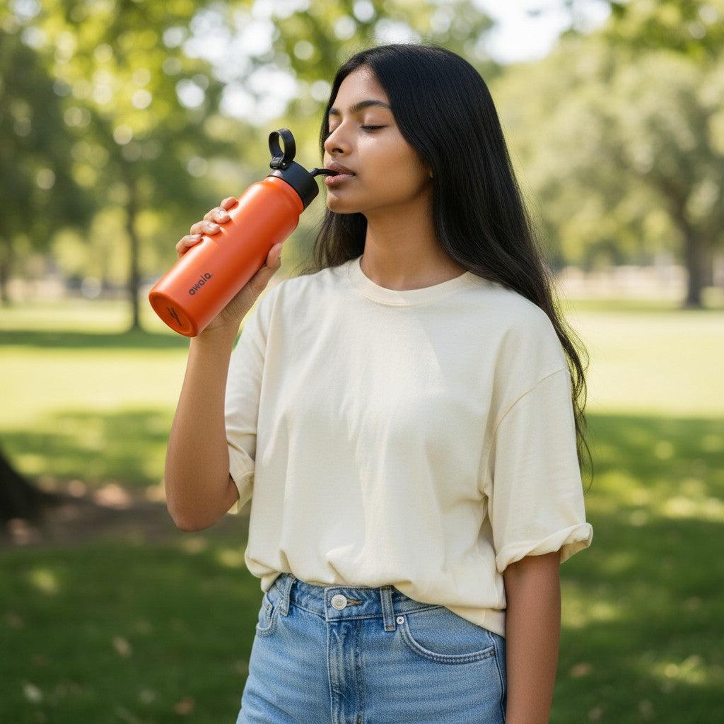 Connect & Quench Magnetic Tripod Insulated Water Bottle (24 oz)