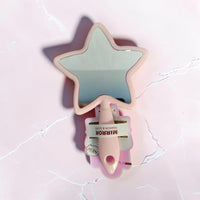 K-Pop Star-Shaped Handheld Vanity Mirror