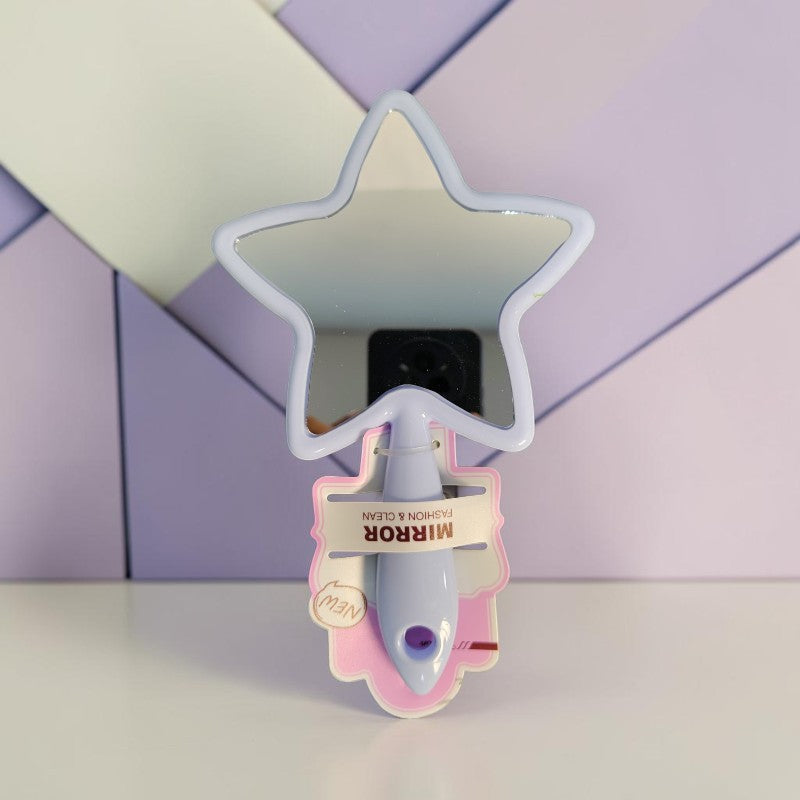 K-Pop Star-Shaped Handheld Vanity Mirror