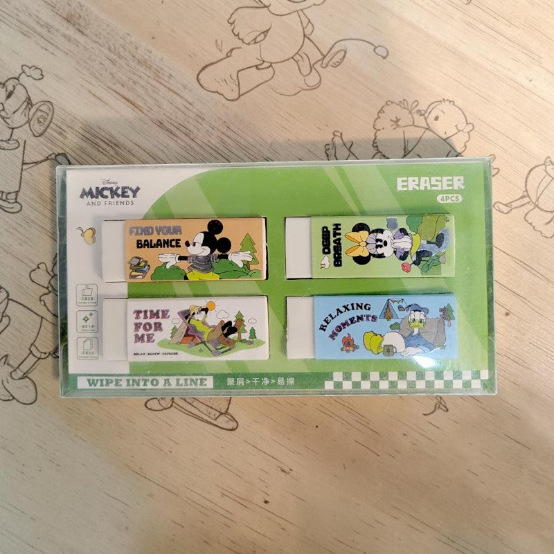 Iconic Anime & DZNY Collector Erasers (Pack of 4)